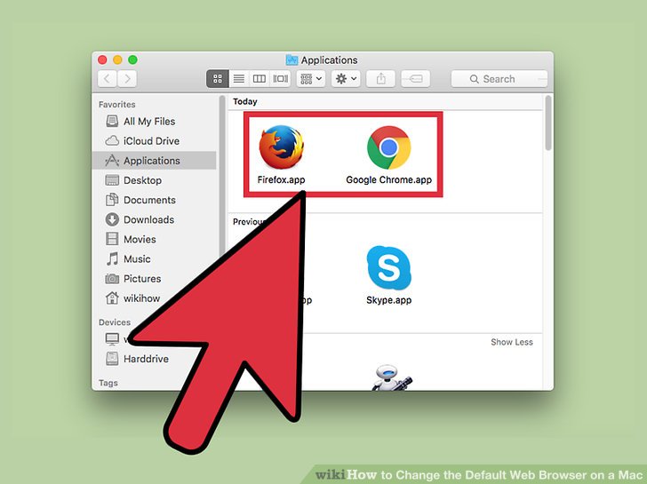 What is the default browser for mac os x 10